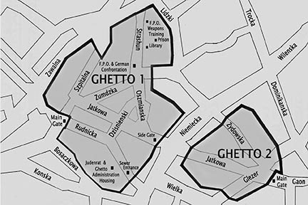 Vilna Ghetto Map